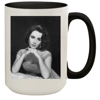 Elizabeth Taylor 15oz Colored Inner & Handle Mug