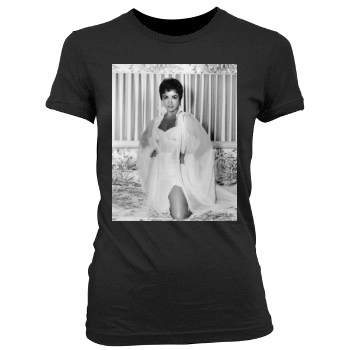 Elizabeth Taylor Women's Junior Cut Crewneck T-Shirt