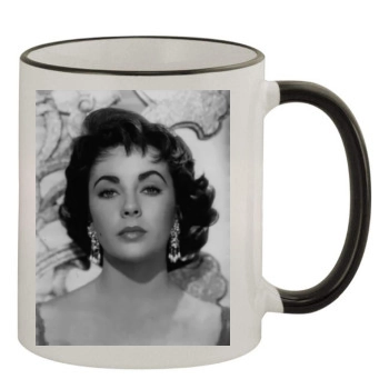 Elizabeth Taylor 11oz Colored Rim & Handle Mug