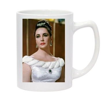 Elizabeth Taylor 14oz White Statesman Mug