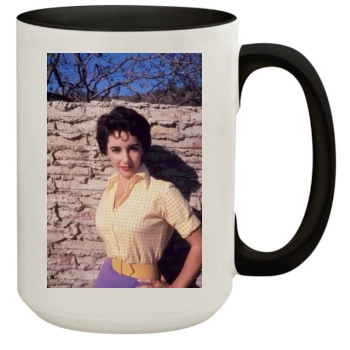 Elizabeth Taylor 15oz Colored Inner & Handle Mug