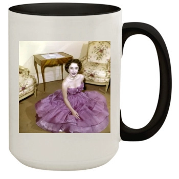 Elizabeth Taylor 15oz Colored Inner & Handle Mug