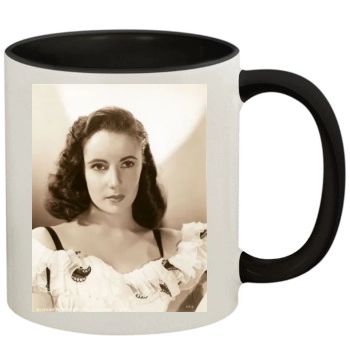 Elizabeth Taylor 11oz Colored Inner & Handle Mug