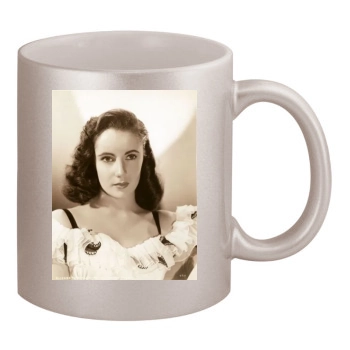 Elizabeth Taylor 11oz Metallic Silver Mug