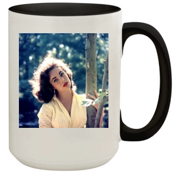 Elizabeth Taylor 15oz Colored Inner & Handle Mug