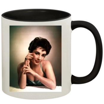 Elizabeth Taylor 11oz Colored Inner & Handle Mug