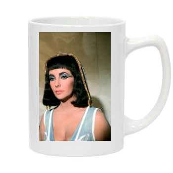 Elizabeth Taylor 14oz White Statesman Mug