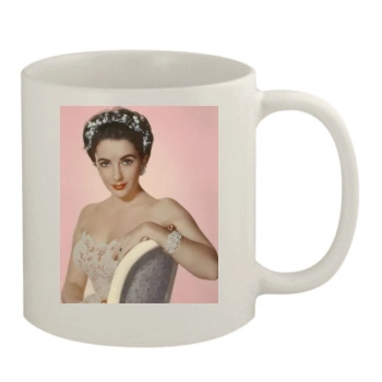 Elizabeth Taylor 11oz White Mug