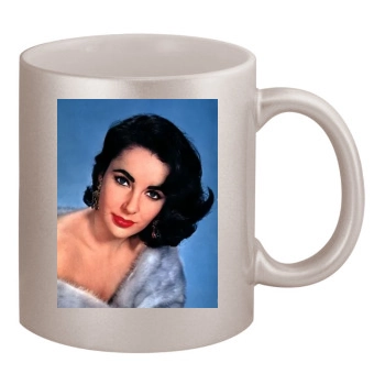 Elizabeth Taylor 11oz Metallic Silver Mug