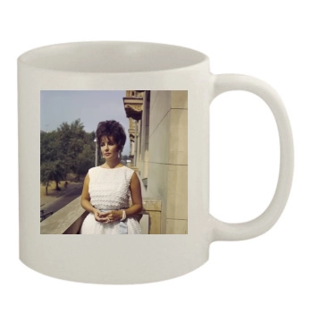 Elizabeth Taylor 11oz White Mug