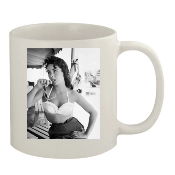 Elizabeth Taylor 11oz White Mug