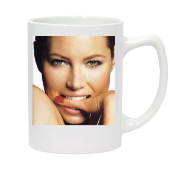 Jessica Biel 14oz White Statesman Mug