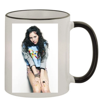 Eliza Doolittle 11oz Colored Rim & Handle Mug