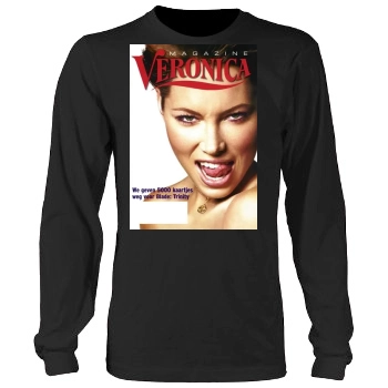 Jessica Biel Men's Heavy Long Sleeve TShirt