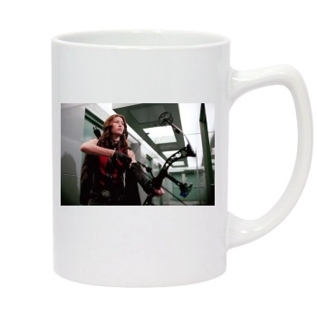 Jessica Biel 14oz White Statesman Mug