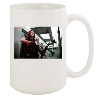 Jessica Biel 15oz White Mug