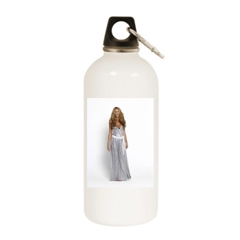 Elle MacPherson White Water Bottle With Carabiner