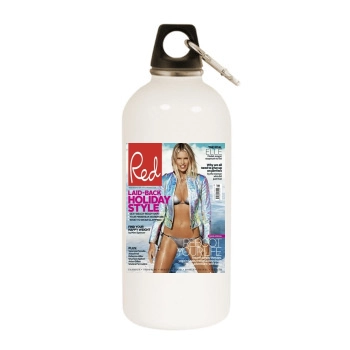 Elle MacPherson White Water Bottle With Carabiner