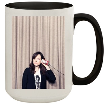 Ellen Page 15oz Colored Inner & Handle Mug