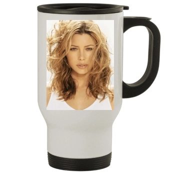 Jessica Biel Stainless Steel Travel Mug