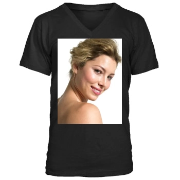 Jessica Biel Men's V-Neck T-Shirt