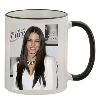 Jessica Lowndes 11oz Colored Rim & Handle Mug