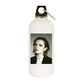 Emily Browning White Water Bottle With Carabiner