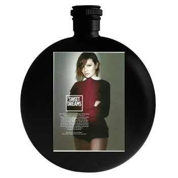 Emily Browning Round Flask