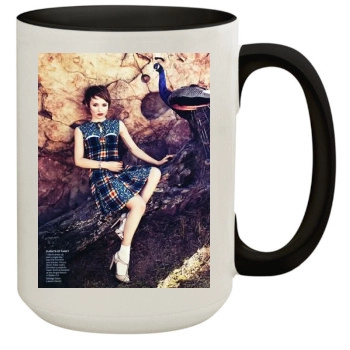 Emily Browning 15oz Colored Inner & Handle Mug