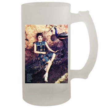 Emily Browning 16oz Frosted Beer Stein