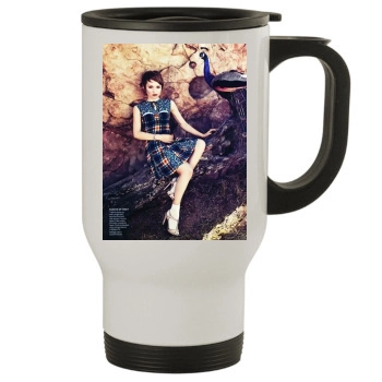 Emily Browning Stainless Steel Travel Mug