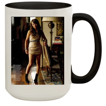 Emily Browning 15oz Colored Inner & Handle Mug