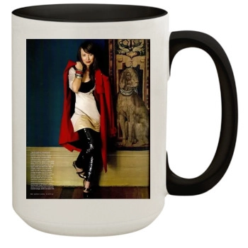 Emily Browning 15oz Colored Inner & Handle Mug