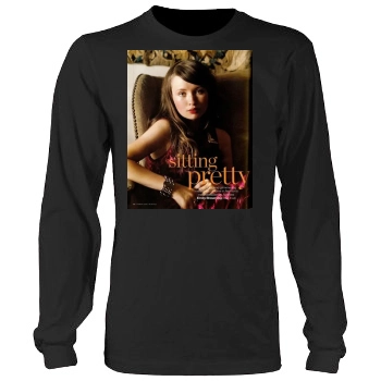 Emily Browning Men's Heavy Long Sleeve TShirt