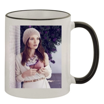 Emily Browning 11oz Colored Rim & Handle Mug