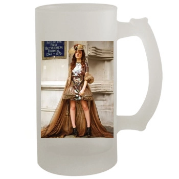 Emily Browning 16oz Frosted Beer Stein