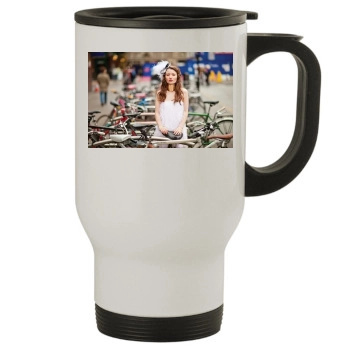 Emily Browning Stainless Steel Travel Mug