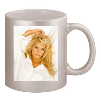 Jessica Simpson 11oz Metallic Silver Mug