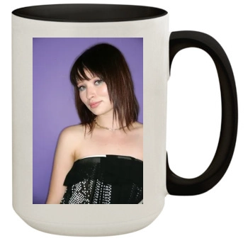 Emily Browning 15oz Colored Inner & Handle Mug