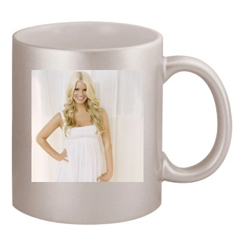 Jessica Simpson 11oz Metallic Silver Mug