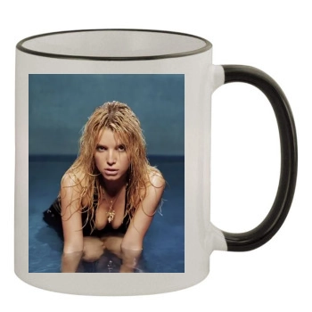 Jessica Simpson 11oz Colored Rim & Handle Mug