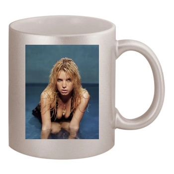 Jessica Simpson 11oz Metallic Silver Mug