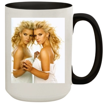 Jessica Simpson 15oz Colored Inner & Handle Mug