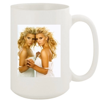 Jessica Simpson 15oz White Mug