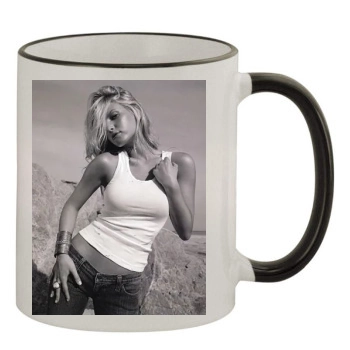 Jessica Simpson 11oz Colored Rim & Handle Mug