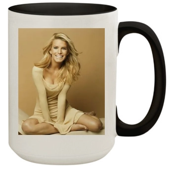 Jessica Simpson 15oz Colored Inner & Handle Mug