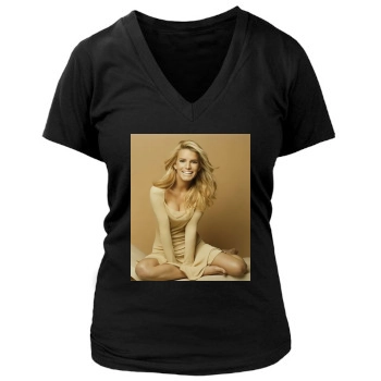 Jessica Simpson Women's Deep V-Neck TShirt