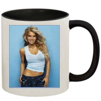 Jessica Simpson 11oz Colored Inner & Handle Mug