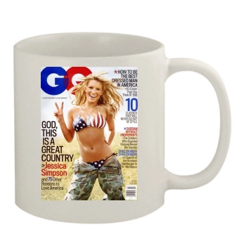 Jessica Simpson 11oz White Mug