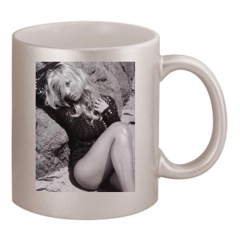 Jessica Simpson 11oz Metallic Silver Mug